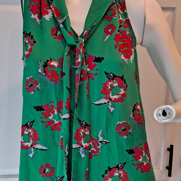 Rachel Zie Floral Green Blouse - Picture 1 of 8